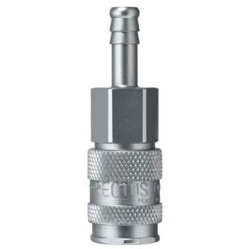 Legris Nickel Plated Brass Female, Male Pneumatic Quick Connect Coupling, 23mm Hose Barb - 23KATF08MPN product image