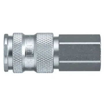 Legris Nickel Plated Brass Female Pneumatic Quick Connect Coupling, 3/8 in Female 23mm Female Thread - 25KBIW17MPN product image