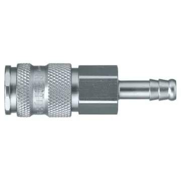 Legris Nickel Plated Brass Female, Male Pneumatic Quick Connect Coupling, 23mm Hose Barb - 25KBTF06MPN product image