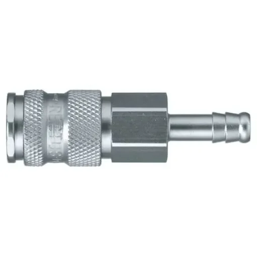 Legris Nickel Plated Brass Female, Male Pneumatic Quick Connect Coupling, 23mm Hose Barb - 25KBTF10MPN product image