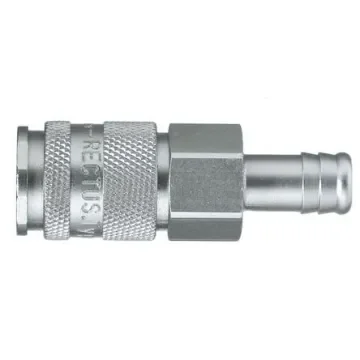 Legris Nickel Plated Brass Female, Male Pneumatic Quick Connect Coupling, 27mm Hose Barb - 27KATF13MPN product image