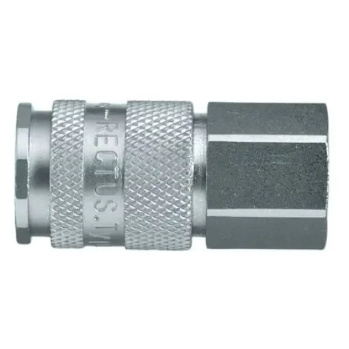 Legris Stainless Steel Female Pneumatic Quick Connect Coupling, 1/2 in Female 27mm Female Thread - 27KBIW21EVX product image