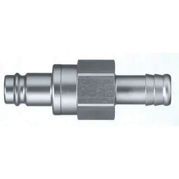 Legris Nickel Plated Brass Female, Male Pneumatic Quick Connect Coupling, Hose Barb - 27SBTF13MPN product image