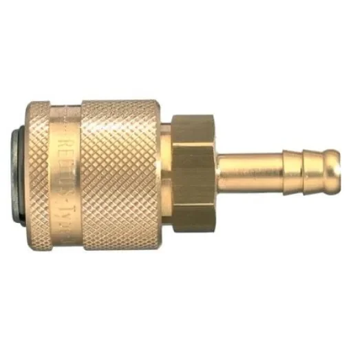 Legris Anodised Aluminium Female, Male Pneumatic Quick Connect Coupling, 30mm Hose Barb - 30KATF08SPN product image