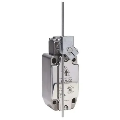 IDEM HLM-SS Series Lever Safety Limit Switch, 2NC, 2NO, IP67, IP69K, 2NO/2NC, Stainless Steel Housing, 240V ac Max, 3A - 175251 product image