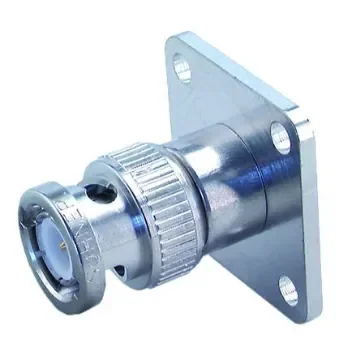Huber+Suhner 13_BNC Series, Plug Panel Mount BNC Connector, Solder Termination, Straight Body - 13_BNC-50-0-2/133_NE product image