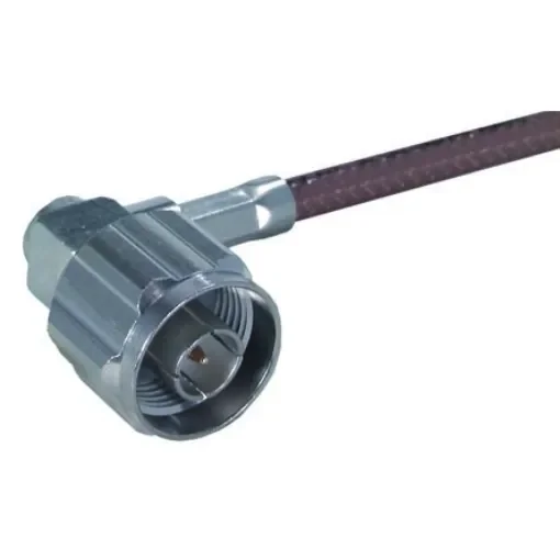 Huber+Suhner 16_N Series Plug Cable Mount N Connector, Solder Termination, Right Angled Body - 16_N-50-3-26/133_NE product image