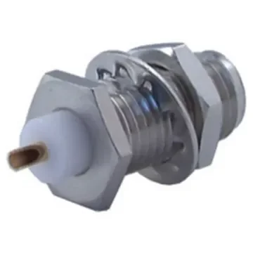 Huber+Suhner 22_SMA Series Socket Bulkhead Circular Coaxial Connector, Solder Cup Termination, Straight Body - 22_SMA-50-0-4/111_NE product image