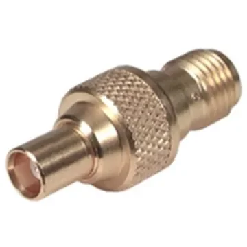 Huber+Suhner Straight Coaxial Adapter MMCX Socket to SMA Socket 6GHz - 31_MMCX-SMA-50-1/111_OE product image