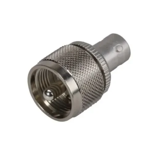 Huber+Suhner Straight Coaxial Adapter Coaxial Plug to BNC Socket 200MHz - 33_UHF-BNC-0-1/032_-E product image