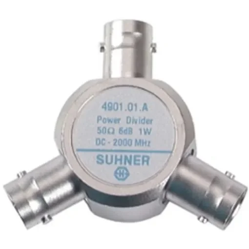 Huber+Suhner RF Power Divider, 2-Port, 3GHz Max - 4901.01.A product image