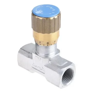 RS PRO Inline Mounting Hydraulic Flow Control Valve, BSP 1/2, 210bar, 50L/min - 2834007 product image