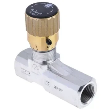 RS PRO Inline Mounting Hydraulic Flow Control Valve, G 1/2, 210bar, 50L/min - 2834035 product image