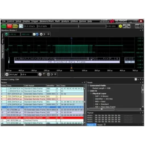Oscilloscope Analysis Oscilloscope Software for Use with Infiniium Series - D9010AUTP product image