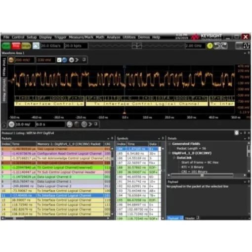 Oscilloscope Analysis Oscilloscope Software for Use with Infiniium Series - D9010MPMP product image
