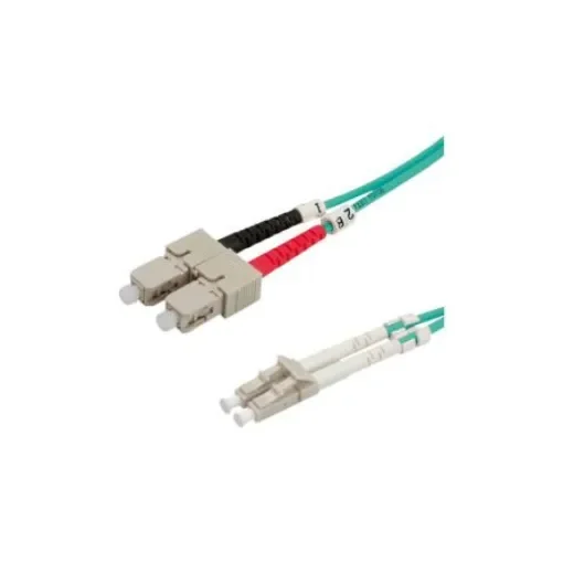FO Cable 50/125ym OM3 cyan LC-SC, 3m - 21.15.8713 product image
