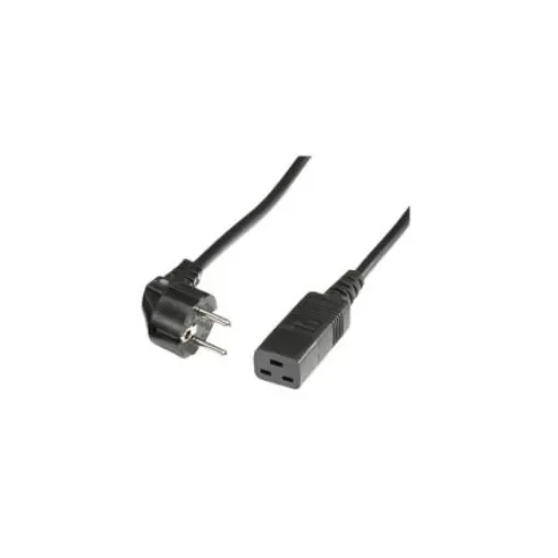 PWR Lead PVC CEE7/4-C19 ANG 16A BLK 3M - 352.175 product image