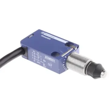 Telemecanique Sensors OsiSense XC Series Plunger Limit Switch, NO/NC, IP66, IP67, IP68, DP, Zinc Alloy Housing, 240V ac - XCMD21G1L1 product image