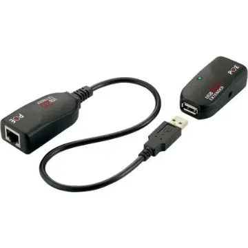 Exsys 1 USB 2.0 CAT 6 Extender, up to 50m Extension Distance - EX-1441-2 product image