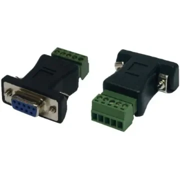 Exsys D Sub Adapter Female 9 Way D-Sub to Female Terminal Block - EX-47999 product image