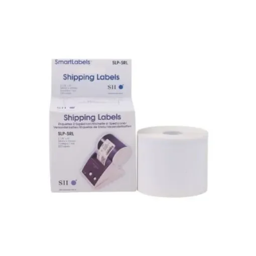 Seiko Instruments SLP White Label Roll, 54mm Width, 101mm Height, 220 pcsPer Roll Qty - SLP-SRL product image