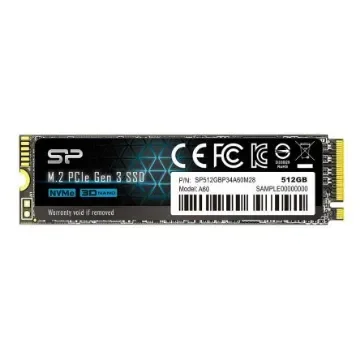 Silicon Power P34A60 M.2 (2280) 512 GB Internal SSD - SP512GBP34A60M28 product image