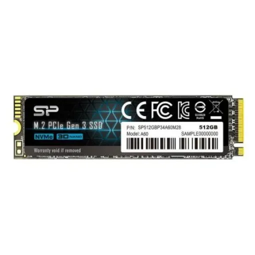 Silicon Power P34A60 M.2 (2280) 512 GB Internal SSD - SP512GBP34A60M28 product image