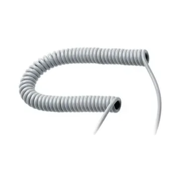 TBS de Buck B.V., Spiral Cable, 2m 9 Core, Grey Polyurethane PUR Multicore Mains Power Cable - SP-DSR-001 product image