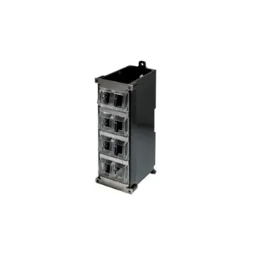 TUK Limited XDIN8 Series 8 Port RJ Patch Panel UTP Black product image