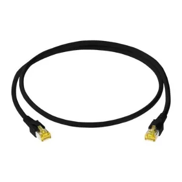 Leoni Kerpen, 5m Cat6a, Black RJ45 to Male RJ45 Male, S/FTP, Terminated PVC Sheath - LKD 9AB2 6073 0000 product image