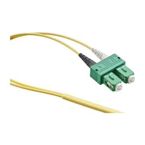 Leoni Kerpen LC to SC Duplex Single Mode OS2 Fibre Optic Cable, 9/125µm, Yellow, 2m - LKD9A1316590000 product image