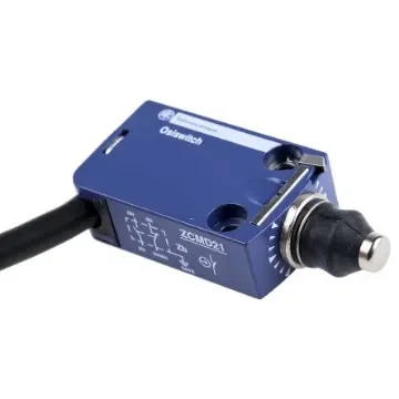 Telemecanique Sensors OsiSense XC Series Plunger Limit Switch, NO/NC, IP66, IP67, IP68, DP, Zinc Alloy Housing, 240V ac - XCMD2111L1 product image