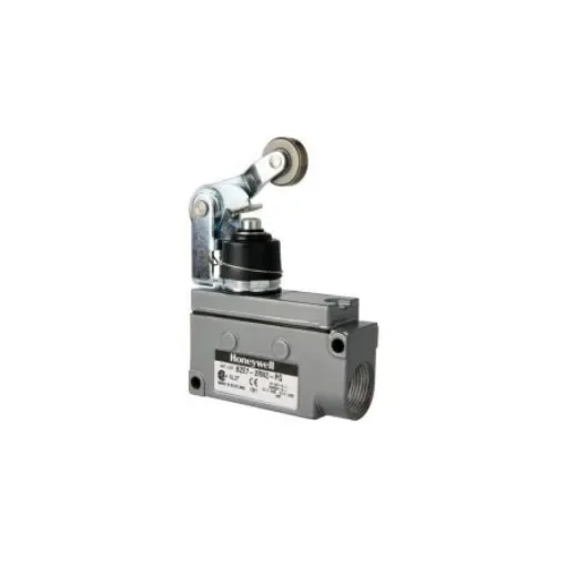 Honeywell BZ Series Adjustable Roller Lever Limit Switch, NC, IP65, SPDT-CO, Aluminium Housing, 240V ac ac Max, 3A Max - BZE7-2RN2-PG product image