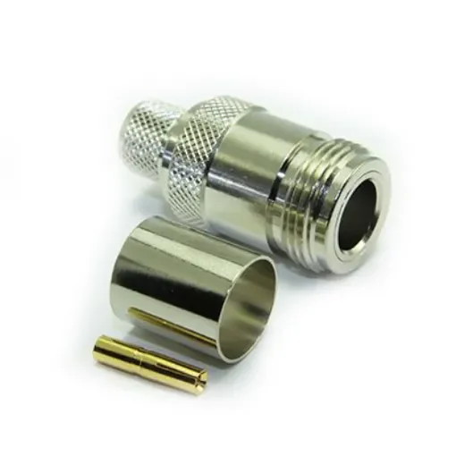 RS PRO, Jack Cable Mount N Connector, 50O, Solder Termination, Straight Body - 2837138 product image