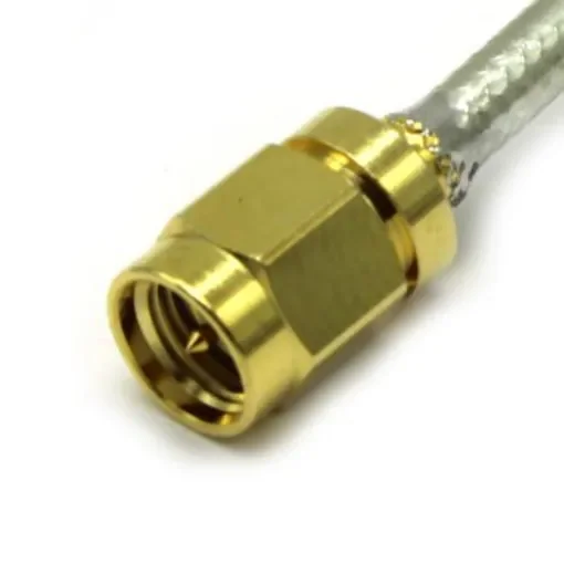 RS PRO, Plug Cable Mount SMA Connector, 50O, Solder Termination, Straight Body - 2837145 product image
