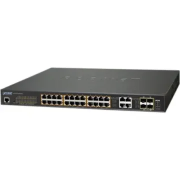 Planet GS-4210-24UP4C, Managed 28 Port Ethernet Switch With PoE product image