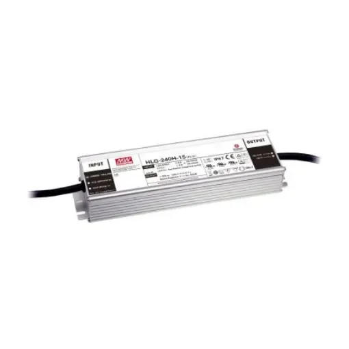 MEAN WELL LED Driver, 24V Output, 240W Output, 10A Output, Constant Current / Constant Voltage - HLG-240H-24 product image