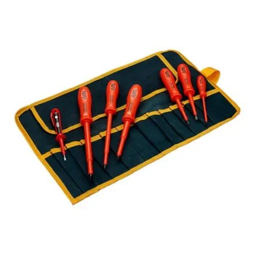 ITL Insulated Tools Ltd Flat Screwdriver Set, 7-Piece - 2100 product image
