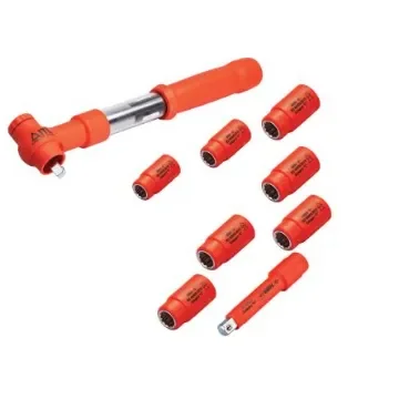 ITL Insulated Tools Ltd 1-Piece Imperial 3/8 in Standard Socket Set with Ratchet, 12 point, VDE/1000V - 30 product image