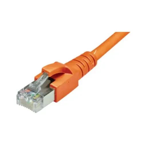 Dätwyler Cables, 3m Cat6a, Orange RJ45 to Male RJ45 Male, S/FTP, Terminated PVC Sheath - 65376200DY product image