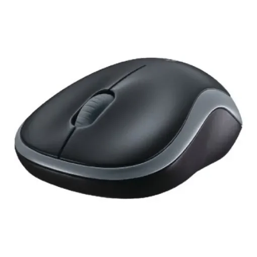 Logitech Wireless Mouse M185 3 Button Wireless Optical Mouse Black/Grey - 910-002238 product image