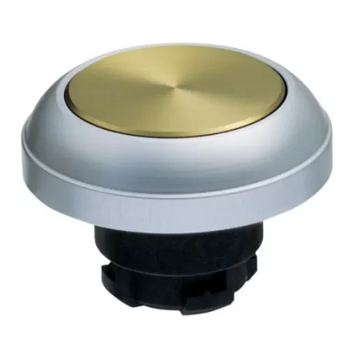 Schmersal EX-RDT Series Yellow Momentary Push Button Head, 22.3mm Cutout, IECEx - EX-RDTGB product image