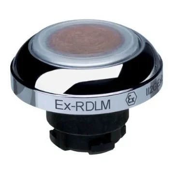 Schmersal EX-RDL Series Orange Illuminated Momentary Push Button Head, 22.3mm Cutout, IECEx - EX-RDLMRT product image