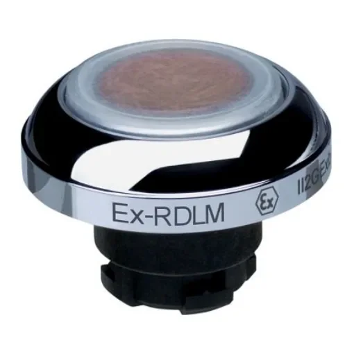 Schmersal EX-RDL Series Orange Illuminated Momentary Push Button Head, 22.3mm Cutout, IECEx - EX-RDLMRT product image
