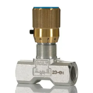 RS PRO Inline Mounting Hydraulic Flow Control Valve, BSP 1/4, 210bar, 20L/min - 2838289 product image