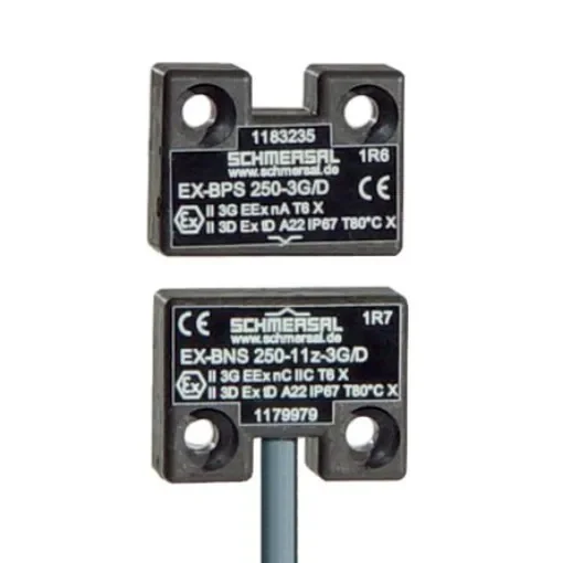 Schmersal EX-BNS 250 Series Flush Magnetic Non-Contact Safety Switch, 24V dc, Reinforced Thermoplastic Housing, NO/NC, - EX-BNS 250-11Z-3GD product image