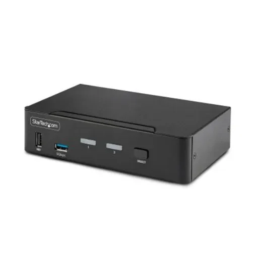 StarTech.com 2 Port USB DisplayPort KVM Switch, 3.5 mm Stereo 7680 x 4320 Maximum Resolution - D86A2-2-PORT-8K-KVM product image