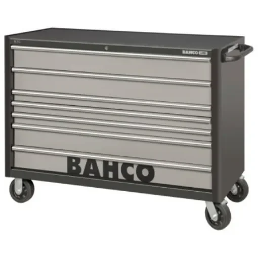 Bahco 7 Drawer Steel Wheeled Tool Trolley - 1476KXXL7BK product image