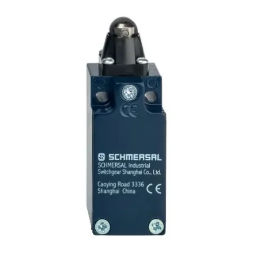 Schmersal EX-Z Series Roller Plunger Safety Interlock Switch, 1NO/1NC, IP67, Die Cast Zinc Housing, 230V ac ac Max, 4A - EX-ZR235-11Z-3D product image