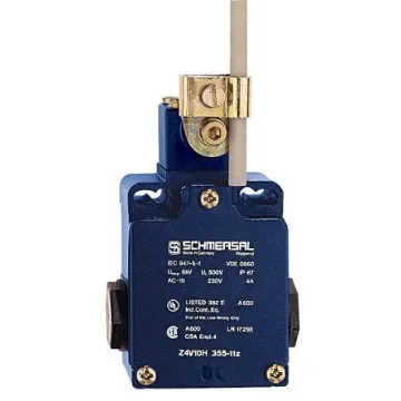 Schmersal EX-Z Series Rod Safety Interlock Switch, 2NC, IP67, Die Cast Alloy Housing, 230V ac ac Max, 4A Max - EX-Z4V10H 355-02Z-3G/D product image